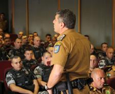 Policiais militares do Paraná e de outros estados participam da aula inaugural do III Curso da RONE em Curitiba 