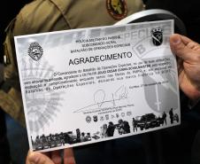BOPE comemora nove anos de criação com entrega de medalhas e homenagens em Curitiba