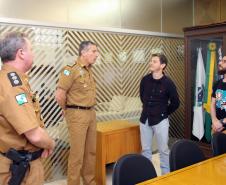 Organizador do Outubro Rosa Curitiba se reúne com o Comandante-Geral da PM e agradece o apoio ao evento que arrecadou R$ 400 mil para o Hospital Erasto Gaertner
