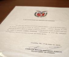 Comandante-Geral entrega Carta Patente para dois Oficiais da Polícia Militar do Paraná em Curitiba