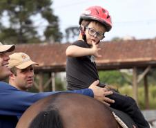  Equoterapia ofertada pela PM já beneficiou 5 mil pessoas