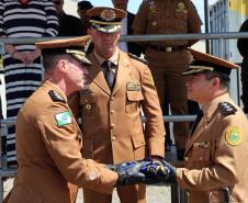 Batalhão responsável pelo policiamento da região Leste de Curitiba recebe novo Comandante durante solenidade