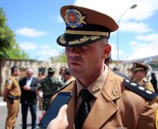 Batalhão responsável pelo policiamento da região Leste de Curitiba recebe novo Comandante durante solenidade