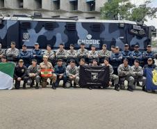 Policiais militares de Cianorte (PR) concluem curso de Operações de Choque em Campo Grande (MS)