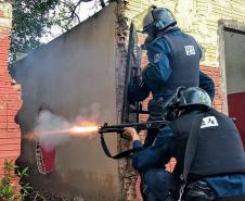 Policiais militares de Cianorte (PR) concluem curso de Operações de Choque em Campo Grande (MS)