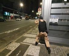 RONE simula roubo a banco no Centro de Curitiba; exercício faz parte do III Curso da unidade 