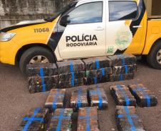 BPRv apreende mais 400 quilos de maconha, recupera carro e prende homem no Oeste do estado