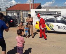 PM de Fazenda Rio Grande participa de ação especial de Natal