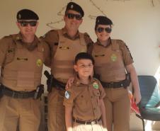 Solidariedade faz com que policiais militares realizem sonho de menino em Ponta Grossa