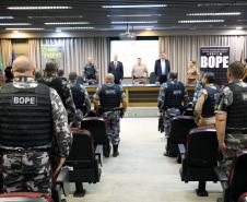 BOPE abre a I SIPAT com palestra sobre o Programa de Saúde Preventiva e a Segurança no Trabalho em Curitiba