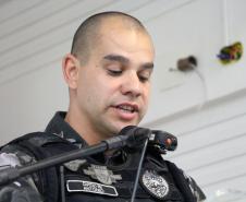 PM forma 35 policiais do Paraná e de Santa Catarina no Curso de Controle de Distúrbios Civis durante solenidade em Curitiba