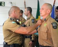 PM forma 35 policiais do Paraná e de Santa Catarina no Curso de Controle de Distúrbios Civis durante solenidade em Curitiba