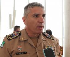 Banda da PM homenageia Comandante-Geral com música e comemora promoção de integrantes em solenidade no Palácio do Iguaçu