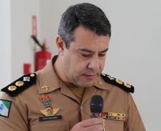 Banda da PM homenageia Comandante-Geral com música e comemora promoção de integrantes em solenidade no Palácio do Iguaçu