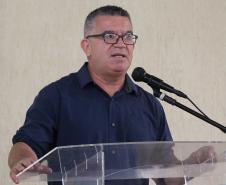 Tropa da PM que atuará na Operação Verão Maior 2019/2020 passa por nivelamento na APMG, em São José dos Pinhais (PR)