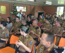  Batalhão da PM de Guarapuava (PR) inaugura capela e dá início a concurso natalino de decoração 