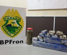 BPFron apreende mais de dois quilos de maconha e encaminha dois adolescentes em Guaíra (PR)