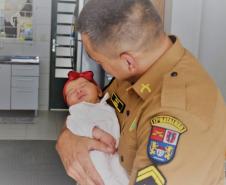 Em ação rápida, policiais militares encaminham gestante em trabalho de parto para hospital de Curitiba (PR)