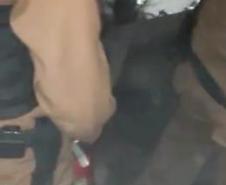 Equipe policial age rápido e cessa fogo que atingia apartamento durante a virada do ano em Matinhos (PR)