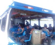 Mulher envolvida com tráfico de drogas é flagrada pela Patrulha Costeira em embarcação na Baía de Paranaguá