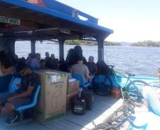 Mulher envolvida com tráfico de drogas é flagrada pela Patrulha Costeira em embarcação na Baía de Paranaguá