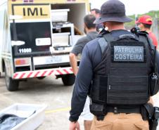 Patrulha Costeira da PM prende autor de homicídio logo após o crime no Litoral