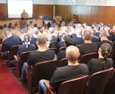 Polícia Militar recebe representantes da JICA com palestras sobre policiamento comunitário em São José dos Pinhais, na RMC