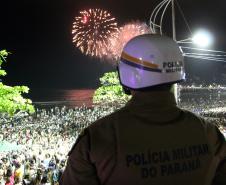 Réveillon 2020 nas praias do Paraná tem menos furtos e casos de perturbação de sossego