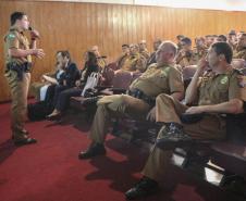 Polícia Militar recebe representantes da JICA com palestras sobre policiamento comunitário em São José dos Pinhais, na RMC