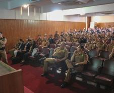 Polícia Militar recebe representantes da JICA com palestras sobre policiamento comunitário em São José dos Pinhais, na RMC
