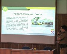 Polícia Militar recebe representantes da JICA com palestras sobre policiamento comunitário em São José dos Pinhais, na RMC