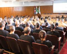 Polícia Militar recebe representantes da JICA com palestras sobre policiamento comunitário em São José dos Pinhais, na RMC