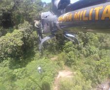 Mulher que caiu do Salto dos Macacos é resgatada e encaminhada pelo BPMOA