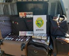 BPFron apreende mais de 26 quilos de maconha e cigarros contrabandeados em Toledo, no Oeste do estado