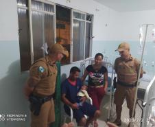 Policiais militares salvam vida de bebê engasgado em Guaratuba (PR), no litoral do estado