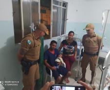 Policiais militares salvam vida de bebê engasgado em Guaratuba (PR), no litoral do estado