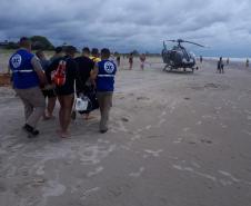 BPMOA faz resgate de vítima de Caravelas no Litoral do estado