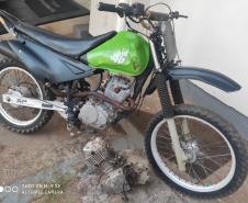 BPRv apreende motocicleta com sinais de adulteração no Noroeste do estado