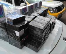 BPRv apreende quase 200 celulares contrabandeados no Oeste do estado