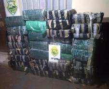 Mais de uma tonelada de maconha é apreendida pela PM em Foz do Iguaçu (PR)