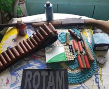 BPAmb-FV prende homem e apreende duas armas de fogo e munições na RMC