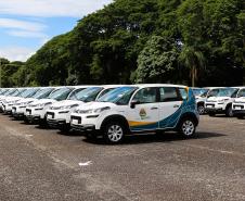 Ministério da Cidadania entrega mais de 230 viaturas durante solenidade na APMG em São José dos Pinhais, na RMC