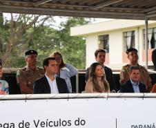 Ministério da Cidadania entrega mais de 230 viaturas durante solenidade na APMG em São José dos Pinhais, na RMC