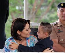 Ministério da Cidadania entrega mais de 230 viaturas durante solenidade na APMG em São José dos Pinhais, na RMC