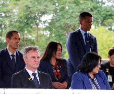 Ministério da Cidadania entrega mais de 230 viaturas durante solenidade na APMG em São José dos Pinhais, na RMC