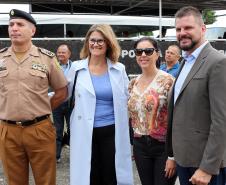Ministério da Cidadania entrega mais de 230 viaturas durante solenidade na APMG em São José dos Pinhais, na RMC