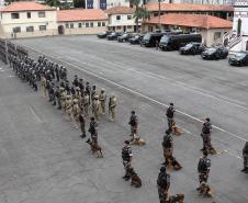 Solenidade marca a troca de Comando do Batalhão de Operações Especiais em Curitiba