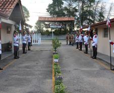 Regimento de Polícia Montada da PM celebra passagem de comando durante solenidade militar em Curitiba