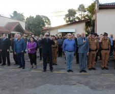 Regimento de Polícia Montada da PM celebra passagem de comando durante solenidade militar em Curitiba