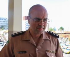 Comandante-Geral da PM recebe a medalha “Sentinelas da Saúde” do Diretor de Saúde da PM em Curitiba